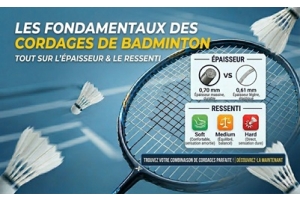 Les fondamentaux des cordages de badminton