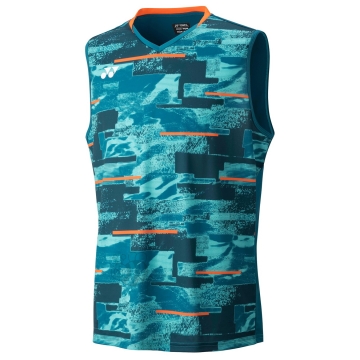 small-Yonex-T-shirt-YM0035EX-Blue/Green-Sleeveless-1
