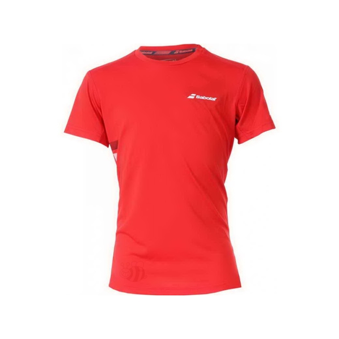 Babolat-T-shirt-Core-Flag-Club-Red-1