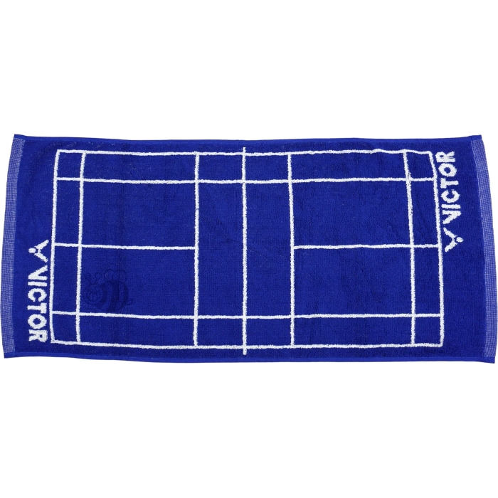 Victor-Handdoek-badmintonbaan-Blue/White-7507-1