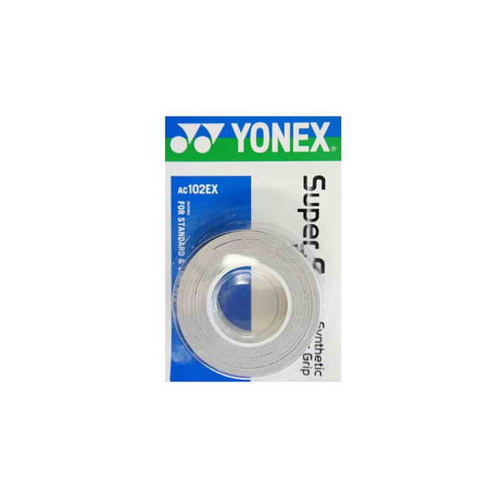 Yonex-Overgrip-AC-102-3-pak-Greyish-White-1566-1