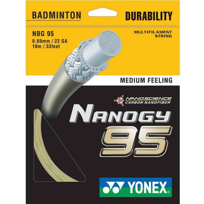 Yonex-Set-Nanogy-95-Set-White/Cosmic-Gold-7519-1