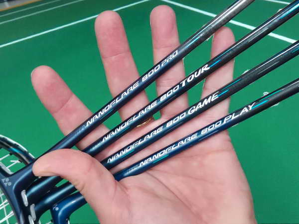 Yonex Nanoflare 800 series - Yonex Nanoflare 800 Pro, Tour, Game et Play Yonex Nanoflare 800 series - Yonex Nanoflare 800 Pro, Tour, Game et Play